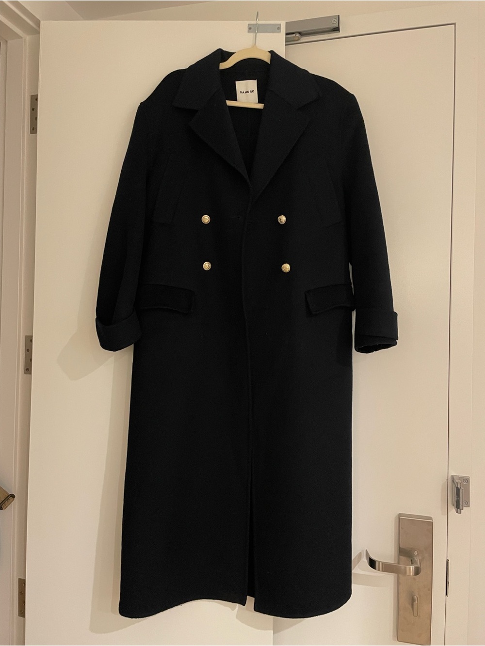 Sandro 100% Wool Coat